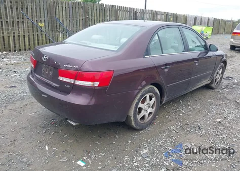 2006 Hyundai Sonata Gls V6/Lx V6 из США, поврежденный, VIN 5NPEU46F16H146190